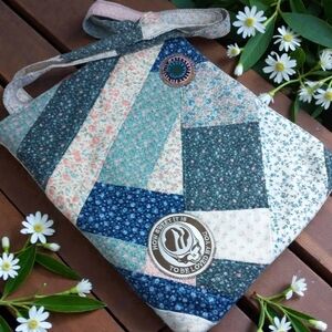 Patchwork Floral Tote Bag